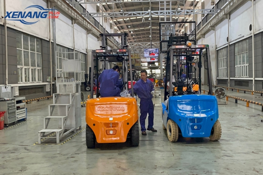 Cấu tạo chi tiết của các dòng xe nâng kho lạnh Hangcha